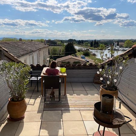 Grosse Ferienwohnung Am Canal Du Midi Mit Dachterrrasse Homps  Exterior foto